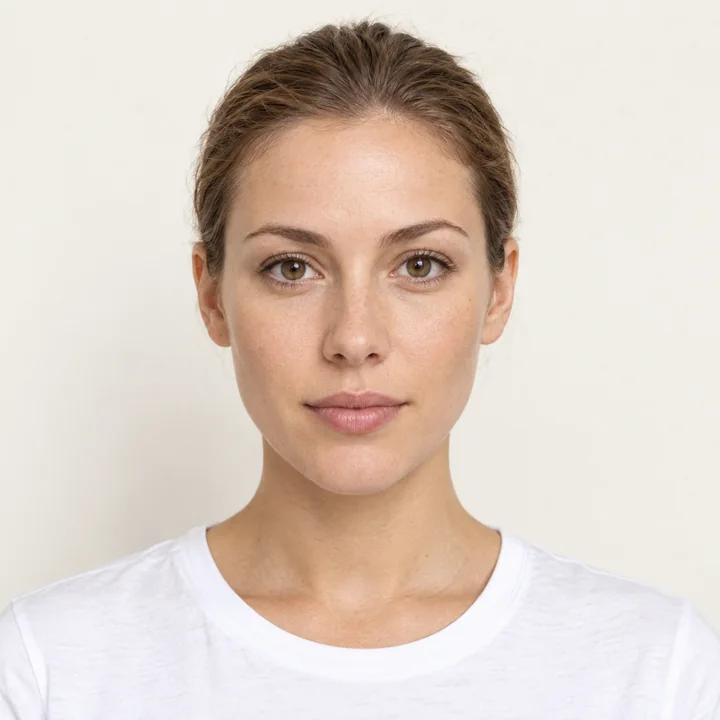 Oval face shape